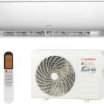 HANTECH Split Klimaanlage 9000 BTU 2,6 kW Inverter Set - Klimagerät mit App-Funktion zum Kühlen und Heizen – Modell Elegant (bis 30m²)