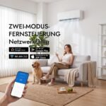 Split Klimaanlage, 12000 BTU / 3,500 W | WLAN/APP Funktion Klimagerät, Kühlen A++/Heizen A+, Kältemittel R32, bis 45-60m², sehr leise, Fernbedienung, Montagematerial